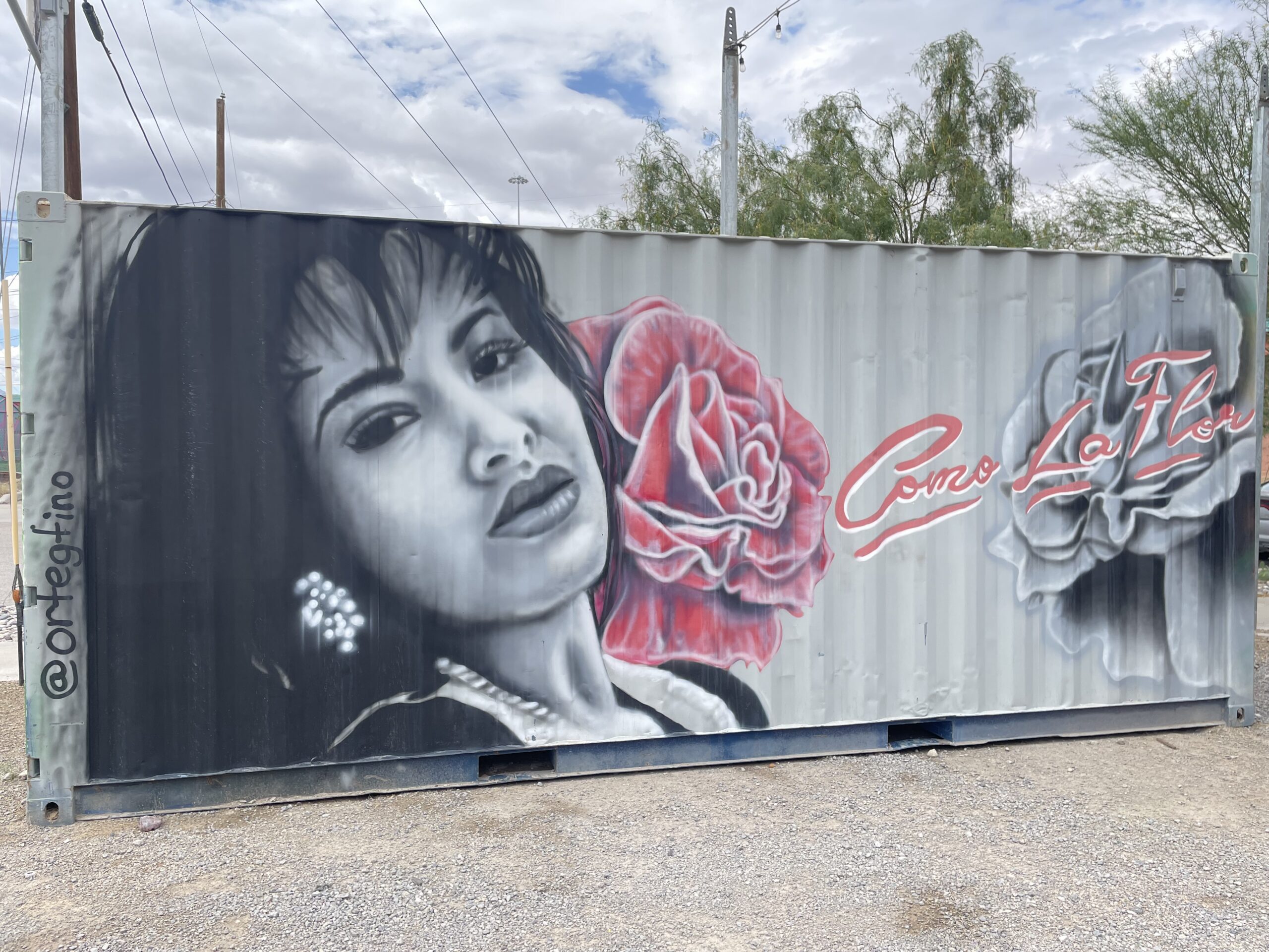 Selena Como La Flor mural in El Paso